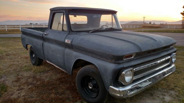 1965 Chevy C10 Shortbed Fleetside Original 283 SBC 4 Speed Manual 1965 Chevrolet C-10 Fleetside