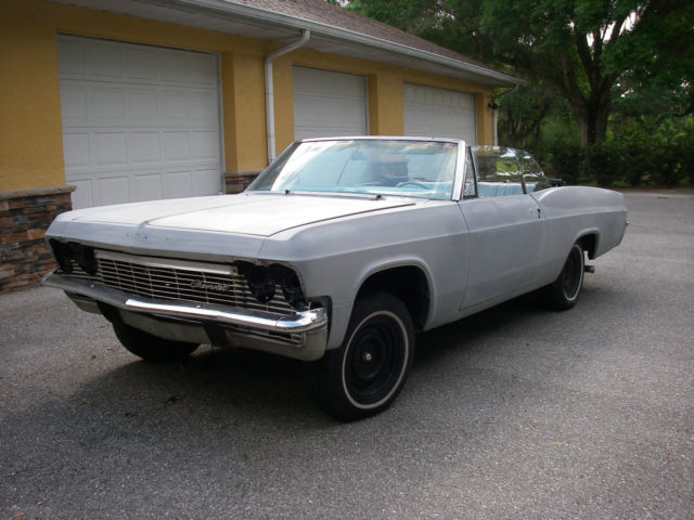 1965 chevy impala convertible project from arizona at one time some work done 1965 Chevrolet Impala