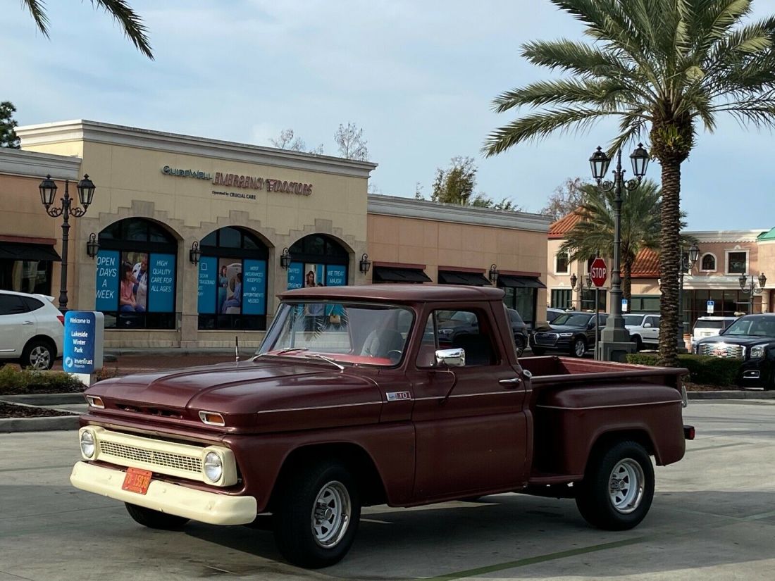 1965 Chevy truck with New Motor PB PS Tires Glass Shocks Suspension Low RESERVE! 1965 Chevrolet C-10
