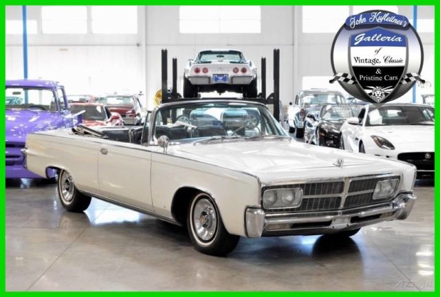 1965 Chrysler Imperial 413-cid V8 Automatic Convertible Auto All Power 65 1965 Chrysler Imperial