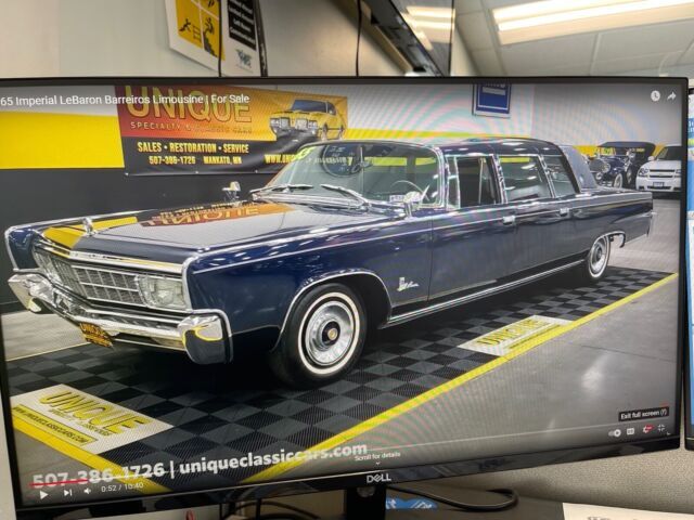 1965 Chrysler Imperial Barreiros Stretched Limousine 8 Passenger - photo 8