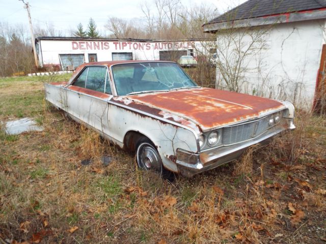 1965 CHRYSLER NEW PORT 2DR HARD TOP 383 AUTOMATIC GREAT PATINA LEAD SLED 1965 Chrysler Newport