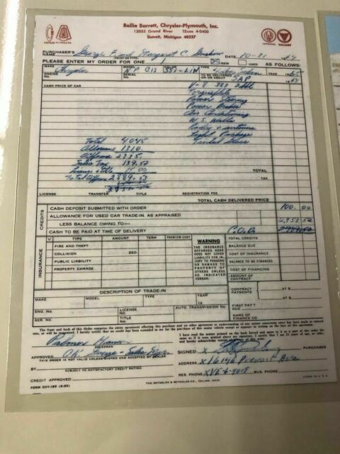 1965 Chrysler Newport 4 dr sedan - photo 10