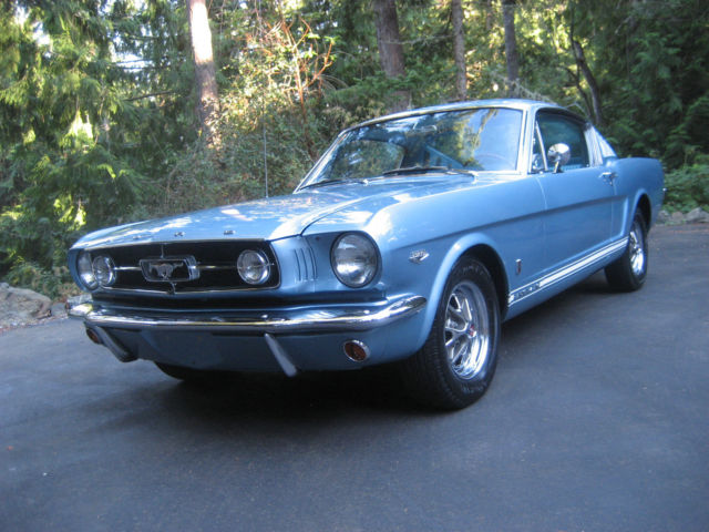 1965 classic Ford Mustang "K" code, Fastback, "Pony", GT, V-8, 4 speed, 1965 Ford Mustang GT,