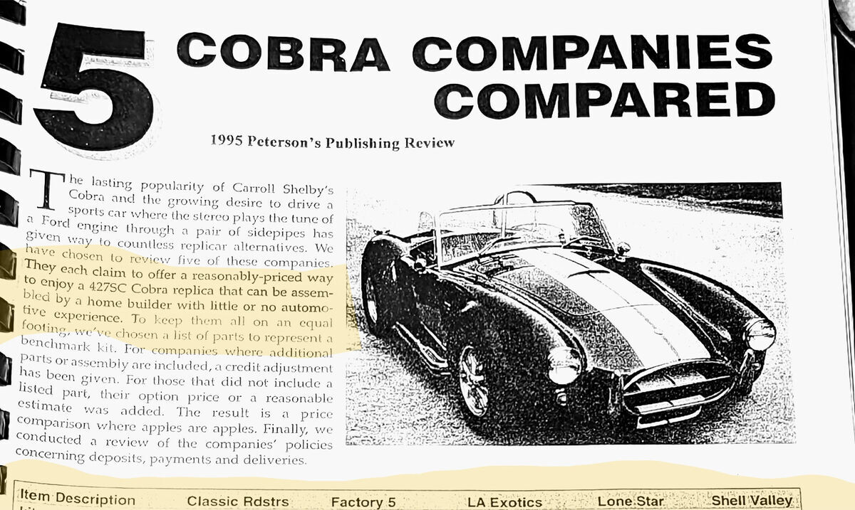 1965 Shelby Cobra Replica - photo 5