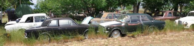 1965 Cortina English Fords, five cars in group, 2 are complet, parked for years 1965 Ford Other Cortina English Ford