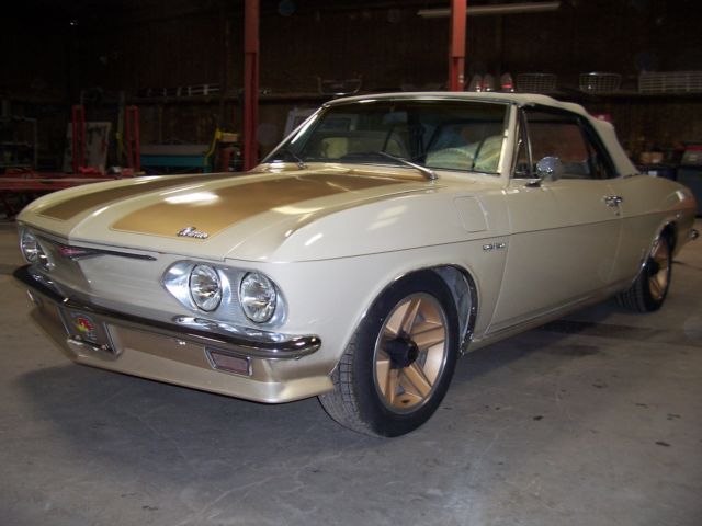 1965 - corvair convertible A/C 1965 Chevrolet Corvair Runs Drives Body Inter VGood 110hp 2 spd auto