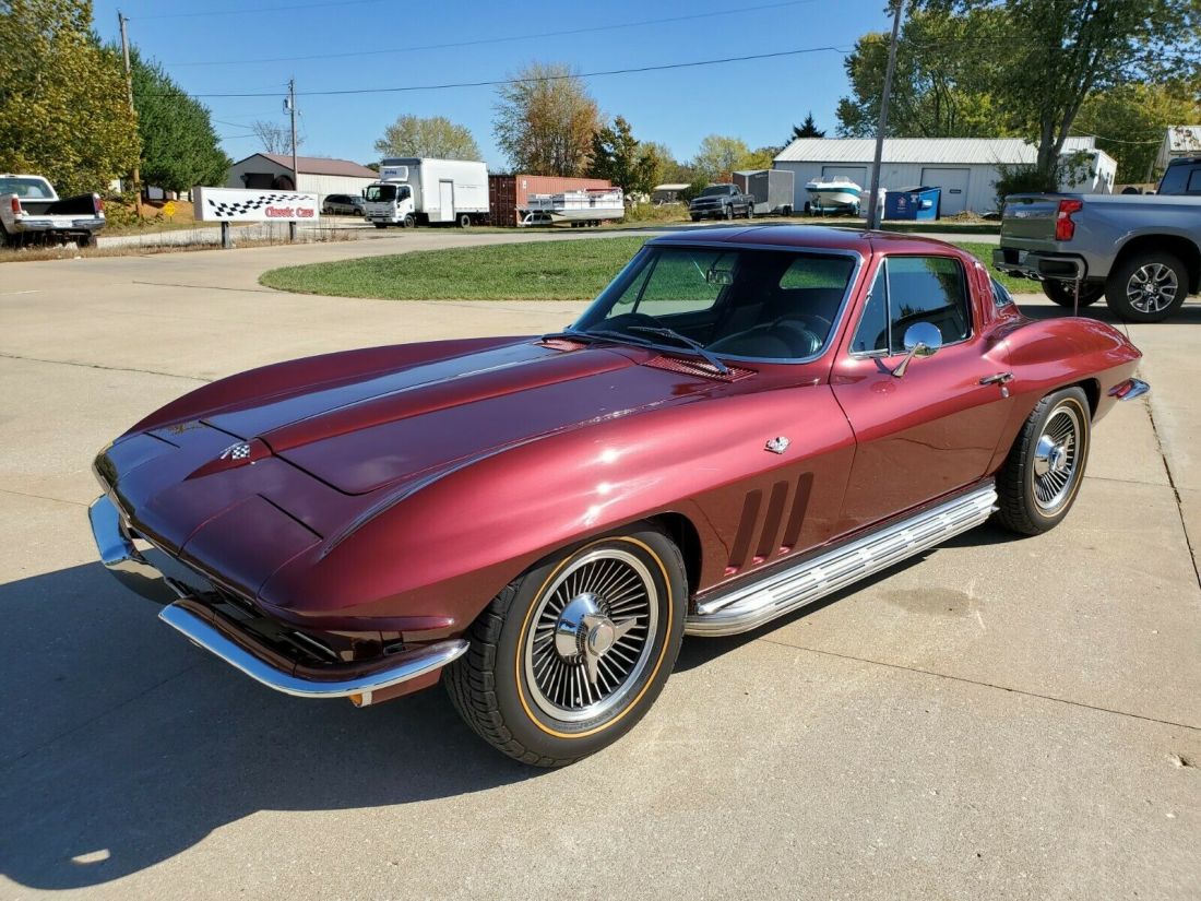 1965 CORVETTE #'S MATCHING 300HP AUTO PS PB PW AND FACTORY AC SIDE EXHAUST KO'S 1965 Chevrolet Corvette FACTORY AC