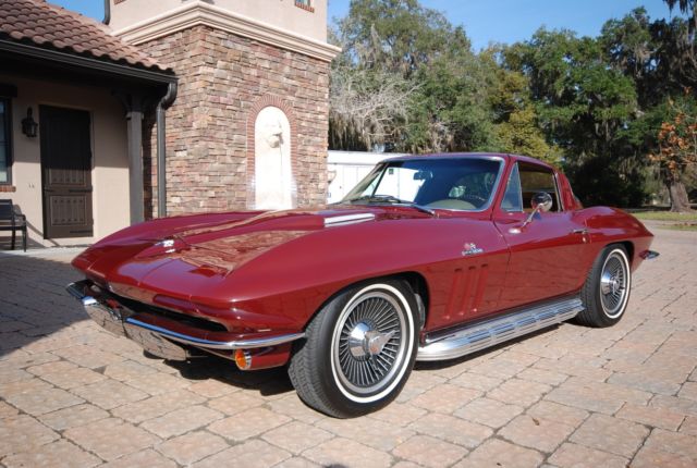 1965 Corvette Big Block 396 cu in 425 HP radio delete 1965 Chevrolet Corvette