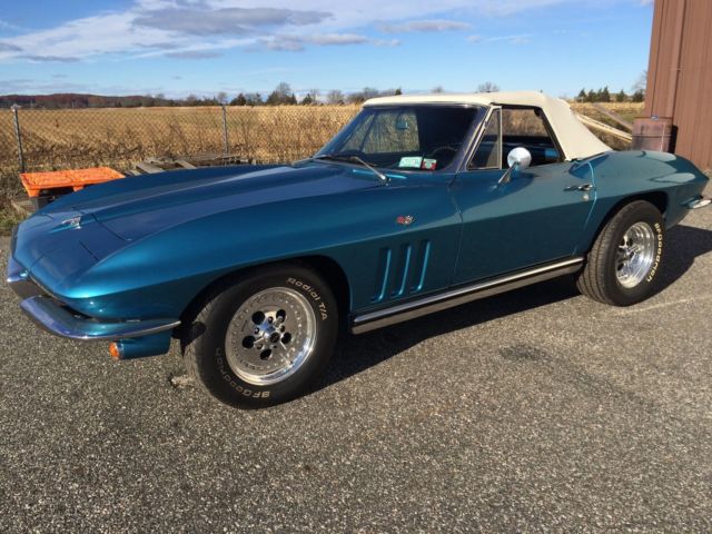 1965 Corvette Convertible 327/365 Numbers Matching 1965 Chevrolet Corvette Sting Ray