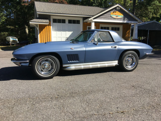 1965 CORVETTE CONVERTIBLE 4 SPEED, SIDE PIPES, POWER BRAKES, RUNS & DRIVES 1965 Chevrolet Corvette 2 DOOR CONV