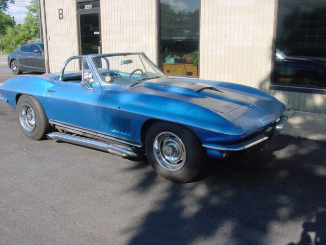 1965 Corvette Convertible big block side pipe 1965 Chevrolet Corvette