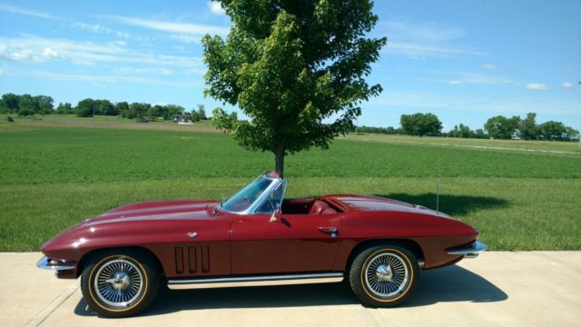 1965 Corvette Convertible Complete fresh frame off restoration 1965 Chevrolet Corvette