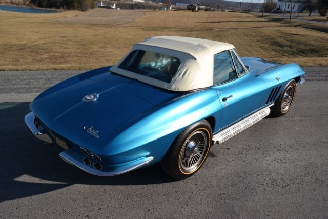 1965 Chevrolet Corvette Nassau Blue/Blue ZZ4 Crate Engine 4spd Knock Offs - photo 3