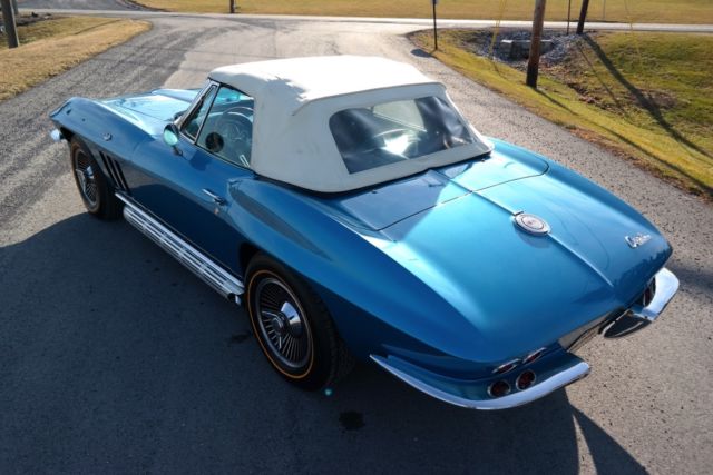 1965 Chevrolet Corvette Nassau Blue/Blue ZZ4 Crate Engine 4spd Knock Offs - photo 4