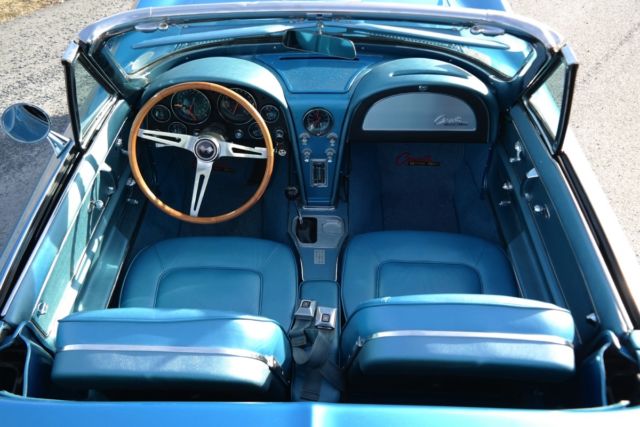 1965 Chevrolet Corvette Nassau Blue/Blue ZZ4 Crate Engine 4spd Knock Offs - photo 6