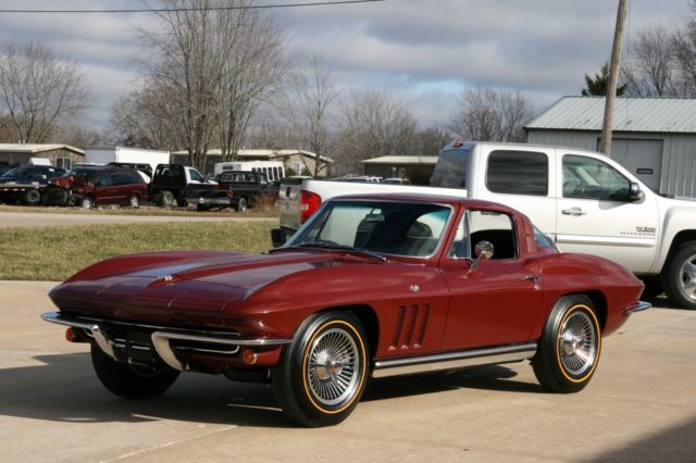 1965 CORVETTE COUPE L76 365HP #'S MATCH RADIO DELETE FRAME OFF RESTORED 1965 Chevrolet Corvette L76 365HP