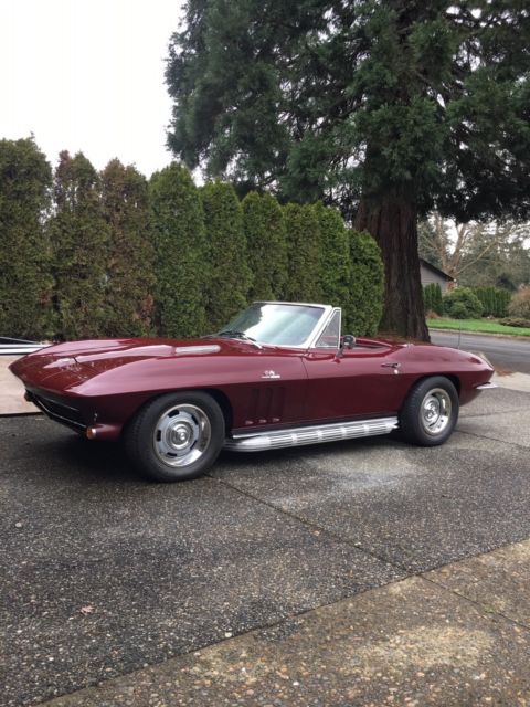 1965 Corvette Roadster Original Big Block with 468 ci and Tremec 5 Speed 1965 Chevrolet Corvette