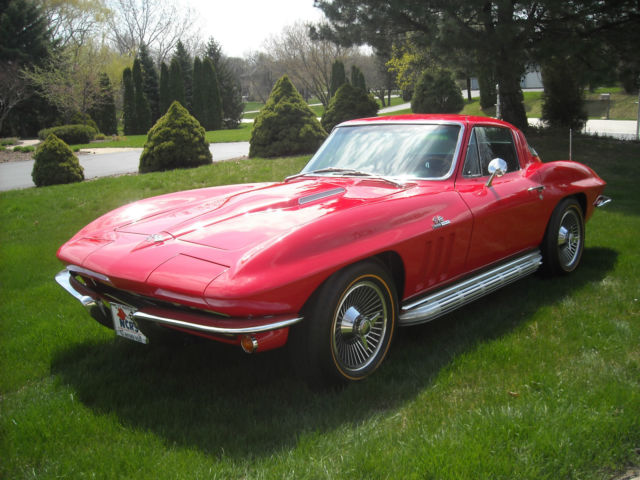 1965 Corvette Sting Ray Manual 4 spd Coupe 425 / 396 HP Matching #'s Numbers 1965 Chevrolet Corvette 65 Sting Ray