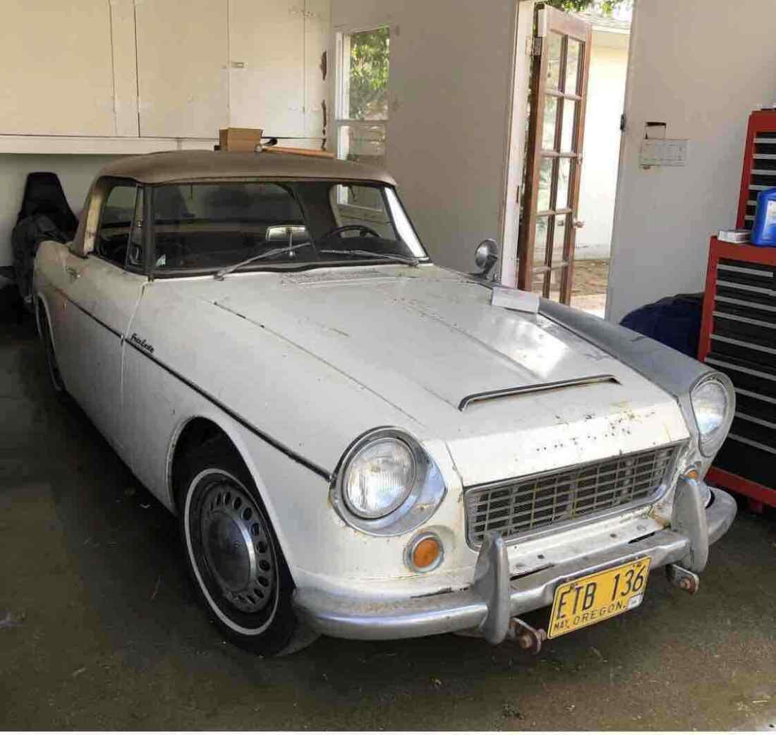 1965 Datsun Roadster Convertible Grey RWD Manual 1965 Datsun Roadster
