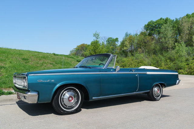 1965 Dodge Coronet Convertible 383 V8 Correct Color Combination 1965 Dodge Coronet Convertible