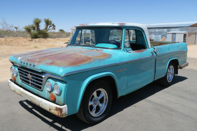 1965 Dodge Other Pickups D100 Sweptline Shortbed 318 Poly V8 Rare ! - photo 2