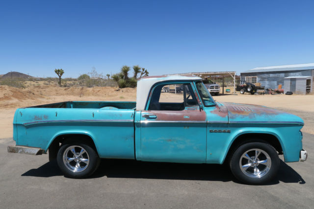 1965 Dodge Other Pickups D100 Sweptline Shortbed 318 Poly V8 Rare ! - photo 3