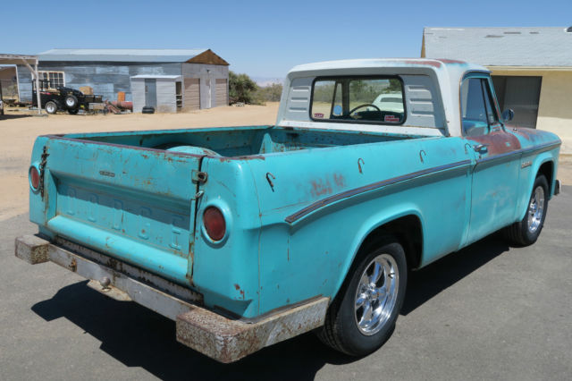 1965 Dodge Other Pickups D100 Sweptline Shortbed 318 Poly V8 Rare ! - photo 5