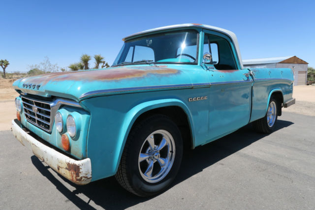 1965 Dodge Other Pickups D100 Sweptline Shortbed 318 Poly V8 Rare ! - photo 6