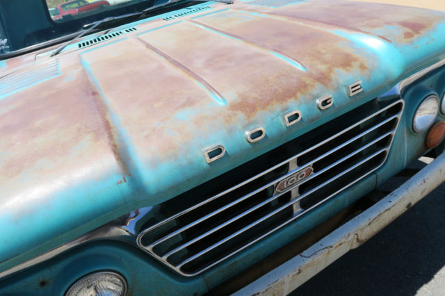 1965 Dodge Other Pickups D100 Sweptline Shortbed 318 Poly V8 Rare ! - photo 8
