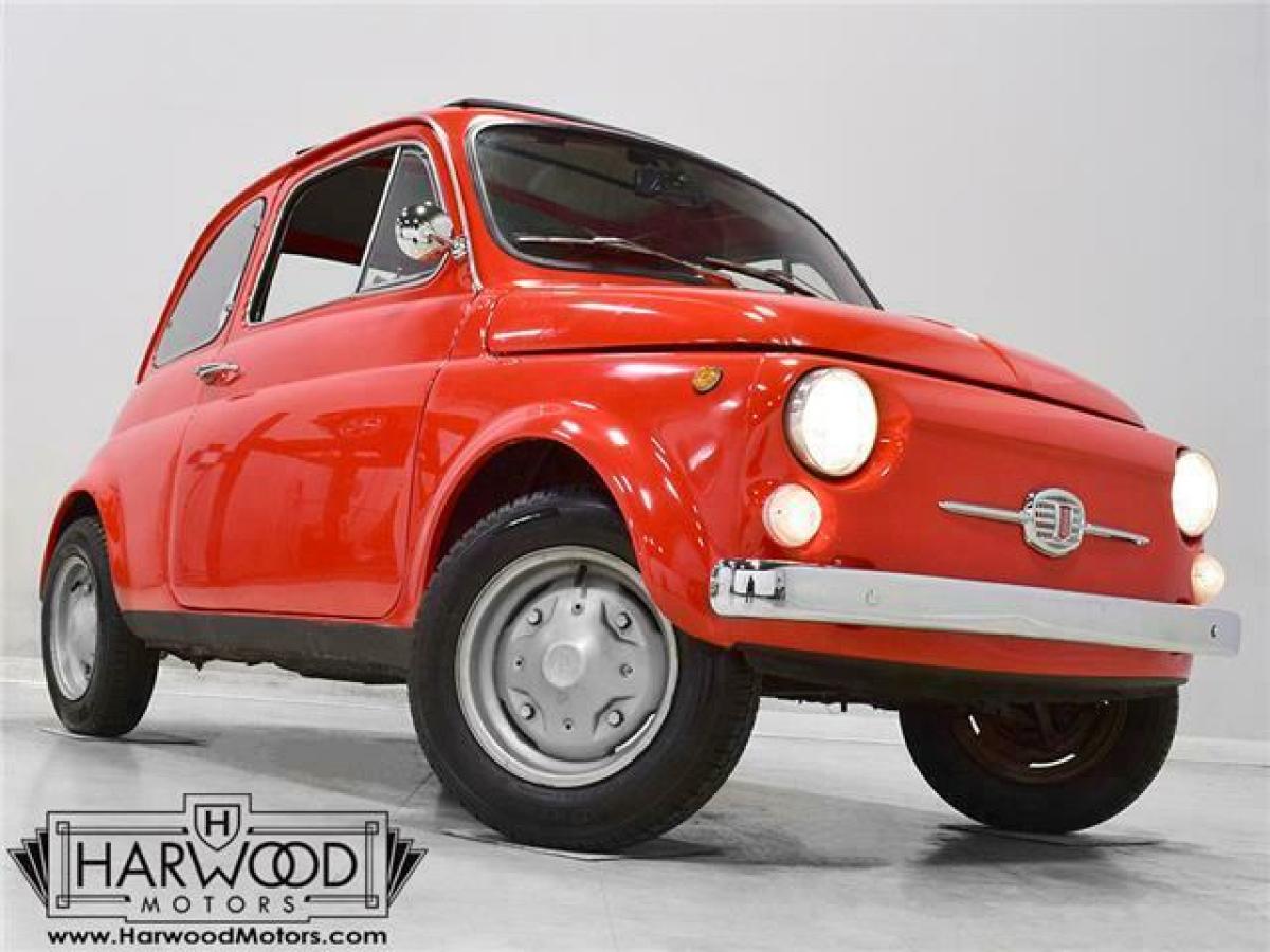 1965 Fiat 500 43163 Miles Red Coupe 499 cc 2-cylinder Manual 1965 Fiat 500