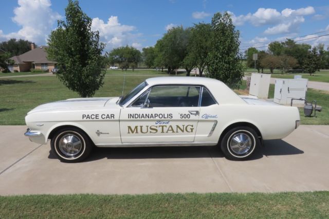 1965 Ford Coupe Mustang 289 C-code Manual Transmission PACE CAR 1965 Ford Mustang PACE CAR 289 C-code