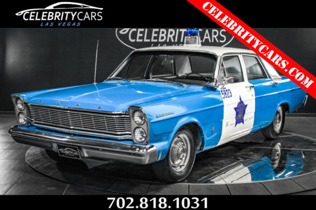 1965 Ford Custom Chicago Police car tribute sedan Low Miles Unspecified Gasoline 1965 Ford Custom Police Car movie car