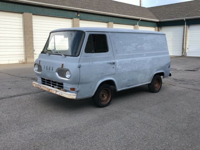1965 Ford Econoline 100, shorty, panel, Vintage Van, Barn Find, Rat Rod, Hot Rod 1965 Ford E-Series Van