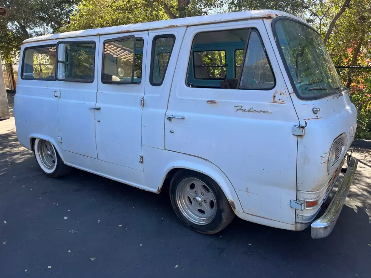 1965 Ford Econoline Van Blue 1966 Ford Econoline Falcon E series Shorty Van G-10 F100 A100