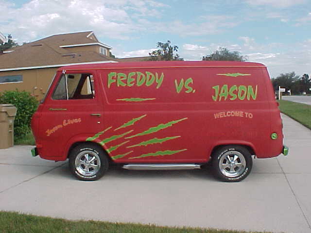 1965 FORD ECONOLINE VAN V8 custom Freddy Krueger vs.Jason Voorhees NO RESERVE 1965 Ford E-Series Van