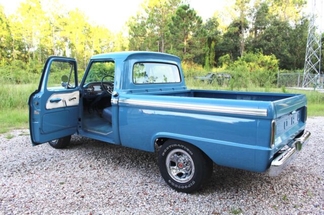 1965 Ford F-100 Short Bed Custom Cab Pickup Truck 352 130+ HD PICS - photo 11
