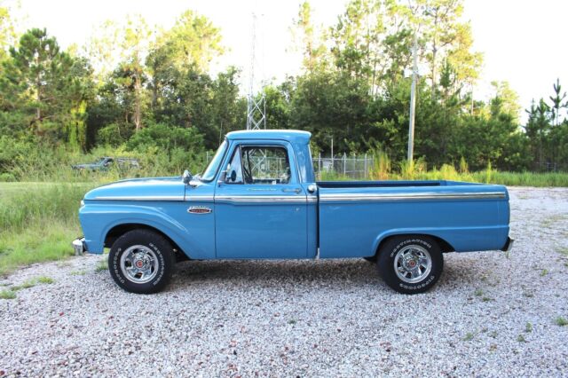 1965 Ford F-100 Short Bed Custom Cab Pickup Truck 352 130+ HD PICS - photo 2