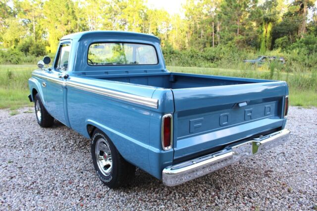 1965 Ford F-100 Short Bed Custom Cab Pickup Truck 352 130+ HD PICS - photo 3