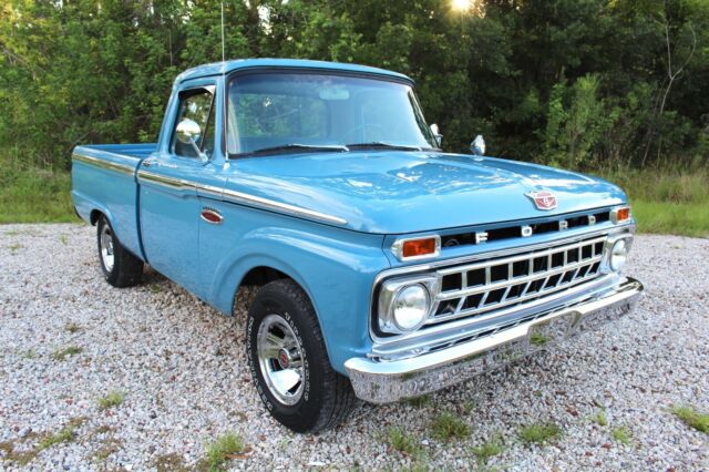 1965 Ford F-100 Short Bed Custom Cab Pickup Truck 352 130+ HD PICS - photo 6