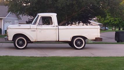1965 Ford F-100 Stock/Original 4sp on floor Straight 6 No Reserve 1965 Ford F-100 Custom cab