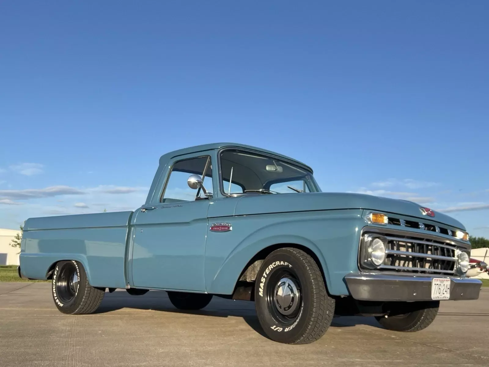 1965 Ford F100 Pickup Blue custom 1965 Ford F100 custom