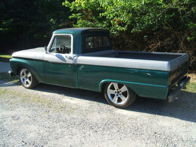 1965 FORD F100 SHORT BED PICKUP TRUCK-351 CROWN VIC FRONT END TILT COLUMN 4WDISC 1965 Ford F-100