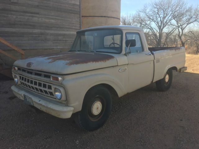 1965 Ford F100 SWB short bed farm truck hot rat rod custom patina shop truck 1965 Ford F-100