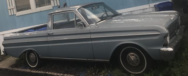 1965 FORD FALCON RANCHERO BLUE ON BLUE 6 CYL AUTO CALIFORNIA DESSERT RUST FREE ! 1965 Ford Falcon BLUE ON BLUE