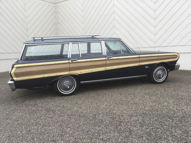 1965 FORD FALCON SQUIRE, LOADED CAL. BLK. PLATES 289 W/AC, DOCS, NO RES. WOW!! 1965 Ford Falcon