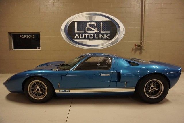 1965 Ford GT40 Superformance Mark 1 302 Miles Guardian Blue Coupe Ford Racing 42 1965 Ford Ford GT Superformance Mark 1