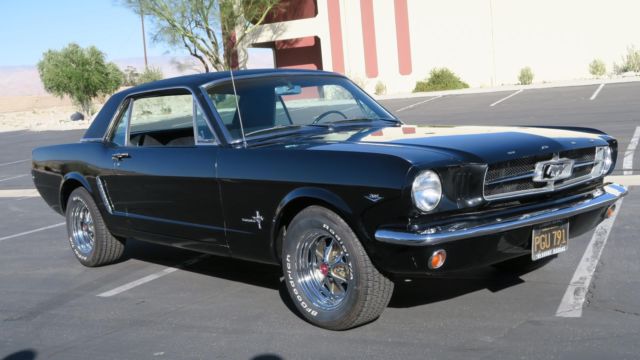 1965 Ford Mustang 289 V8 4 SPEED A CODE SAN JOSE CAR! P/S! BLACK PLT - photo 2