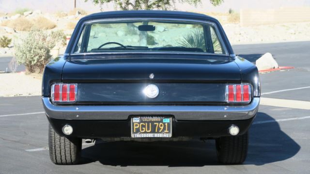 1965 Ford Mustang 289 V8 4 SPEED A CODE SAN JOSE CAR! P/S! BLACK PLT - photo 6