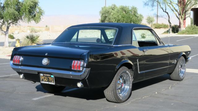 1965 Ford Mustang 289 V8 4 SPEED A CODE SAN JOSE CAR! P/S! BLACK PLT - photo 7